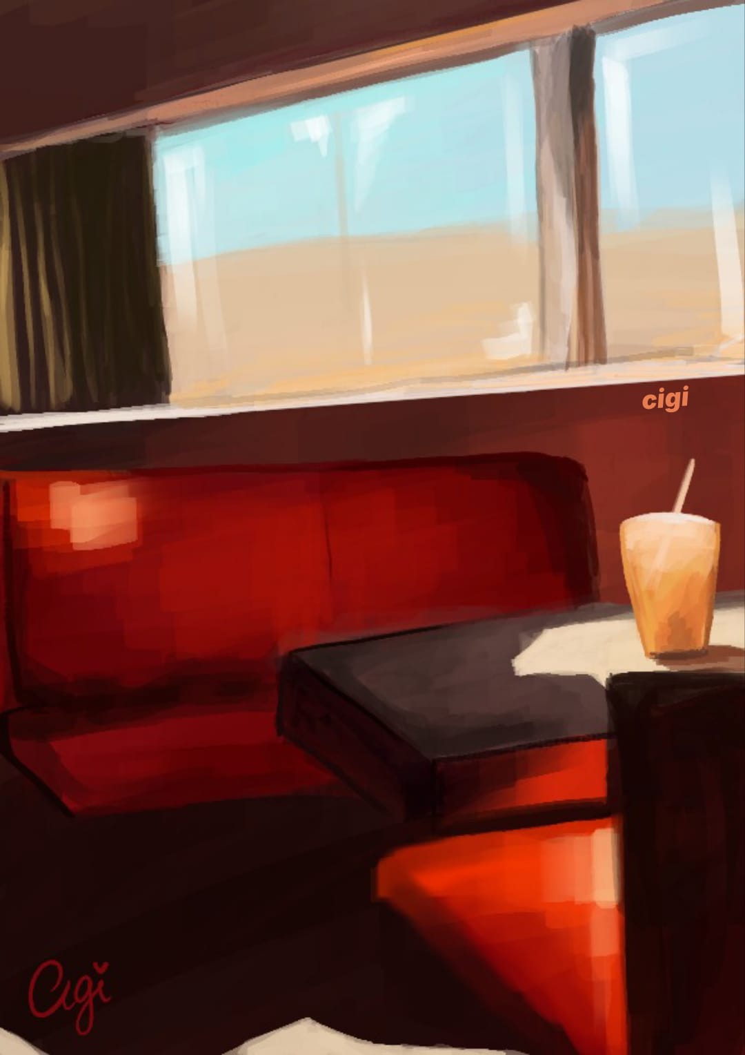 cafe-retro-digital-art